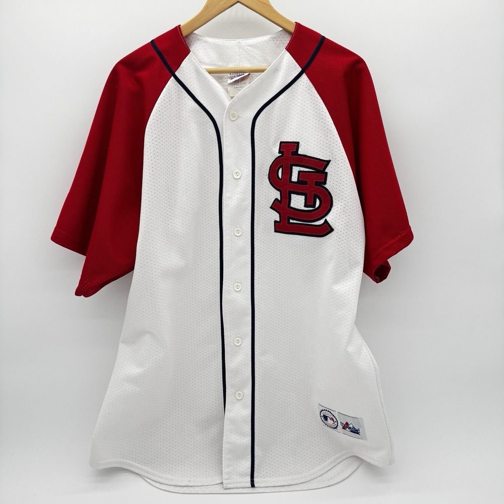 Vintage Majestic St. Louis Cardinals blank‎ back jersey Made in USA 1990's